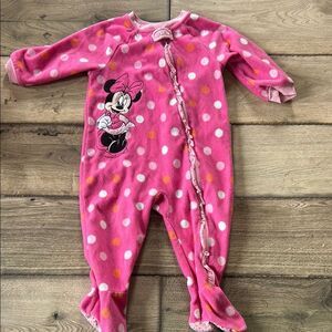 🫶🏻6/$25 Disney Pink and White Minnie Mouse Footies